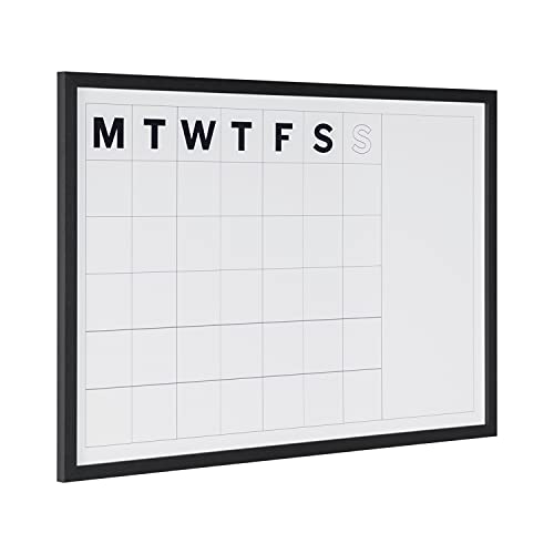bi-office-planning-agenda-mensuel-magn-tique-tableau-90-x-60-cm-cadre-noir image 4