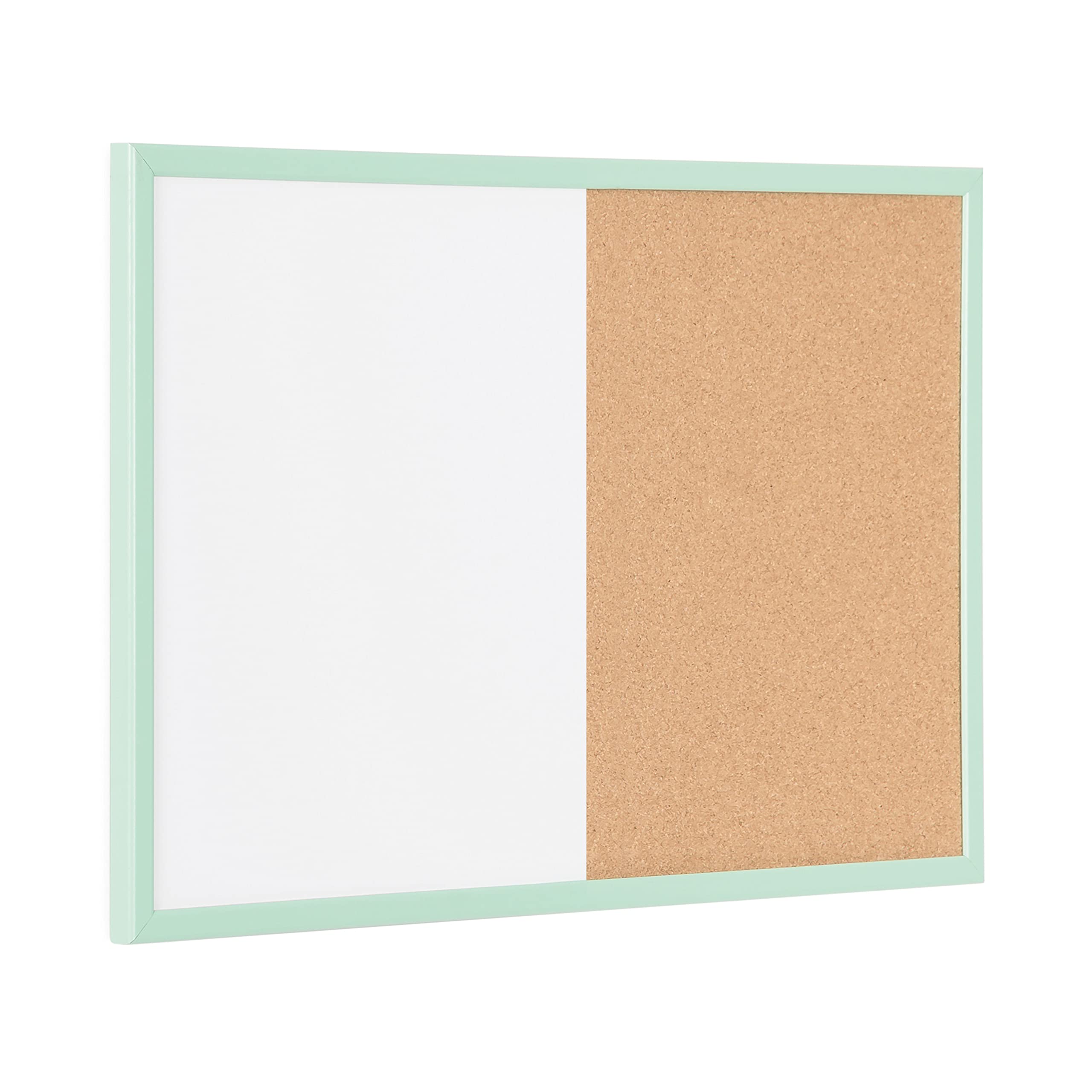 bi-office-tableau-mixte-pastel-40x60-cm-magn-tique-effa-able-et-li-ge-cadre-vert image 3