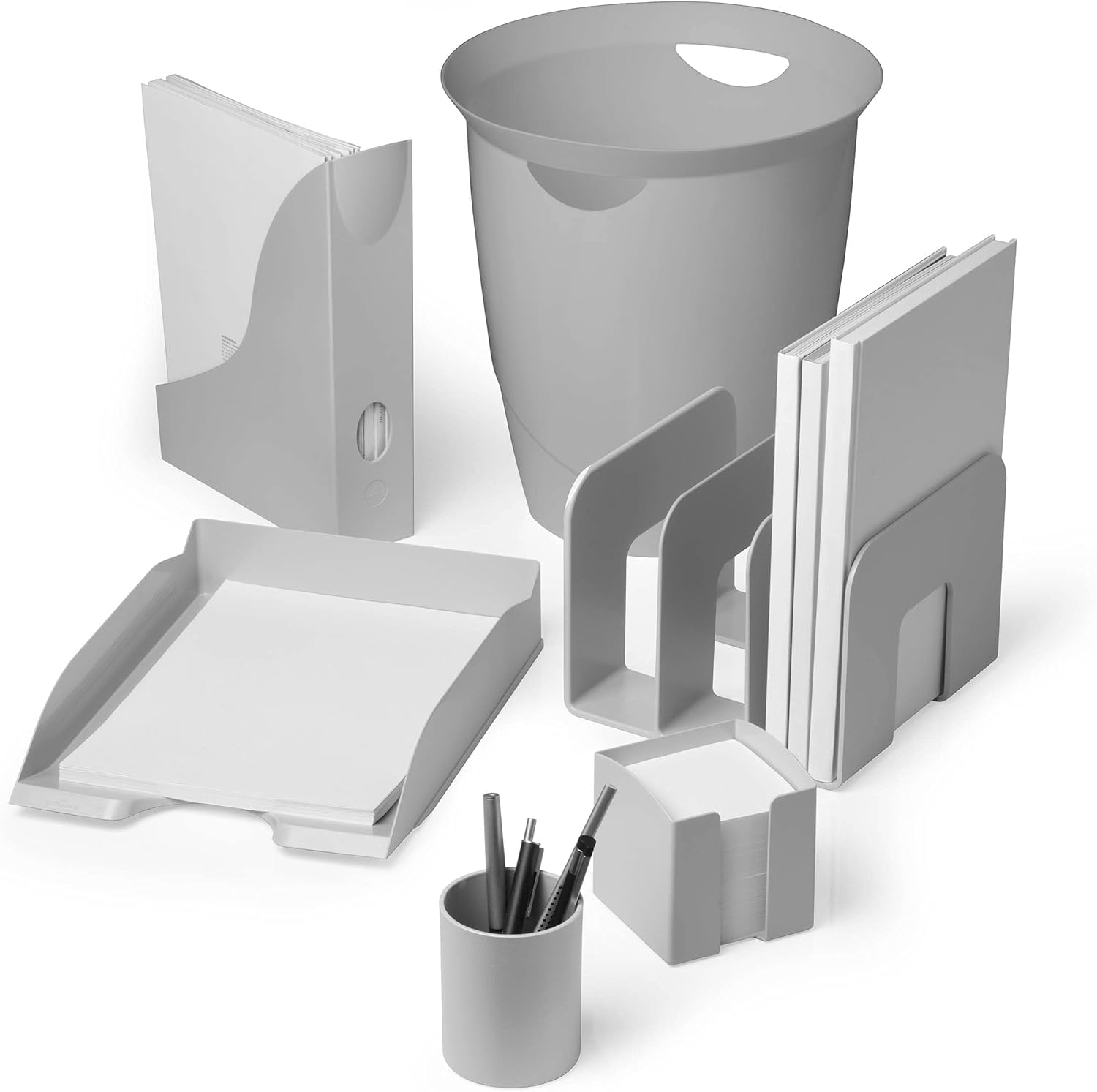 durable-eco-775710-porte-revues-a4-73-x-306-x-241-mm-lot-de-6-gris-en-plastique- image 2