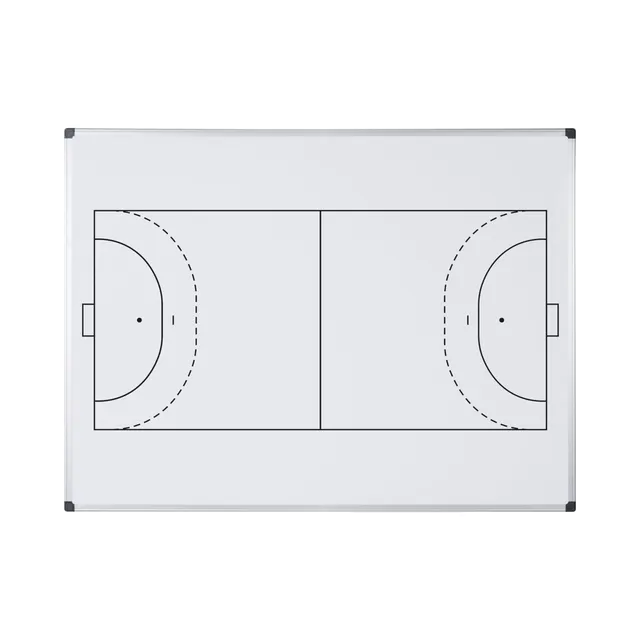 bi-office-maya-tableau-blanc-magn-tique-handball-a4-surface-acier-laqu-cadre-alu image 1