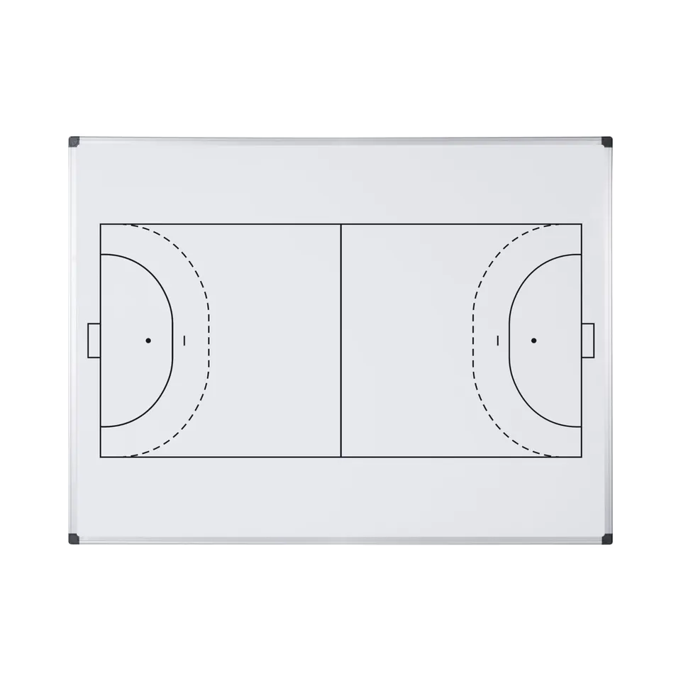 bi-office-maya-tableau-blanc-magn-tique-handball-a4-surface-acier-laqu-cadre-alu image 1