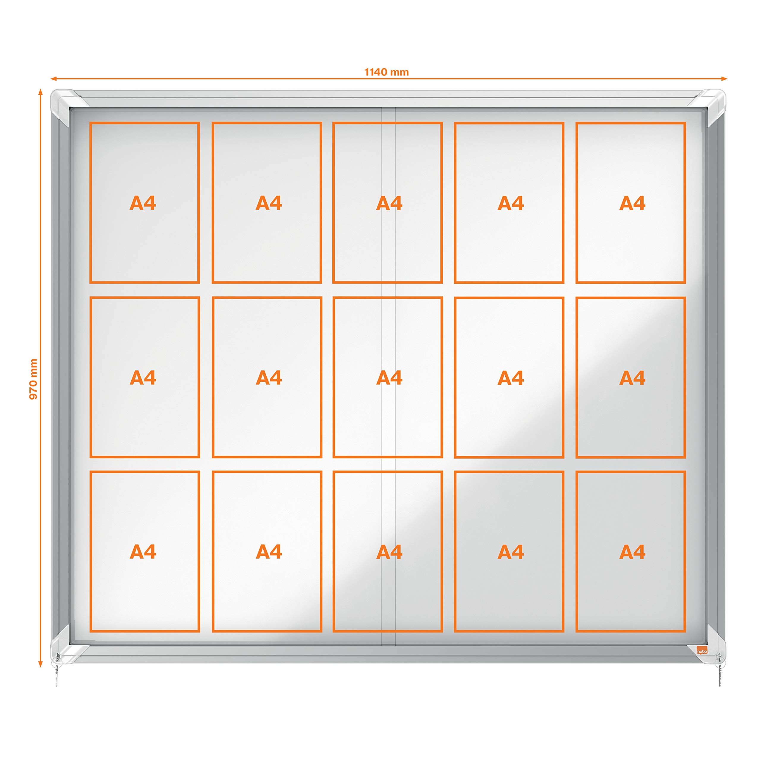 nobo-premium-plus-1902609-vitrine-d-int-rieur-magn-tique-15xa4-1137x967mm-portes image 4