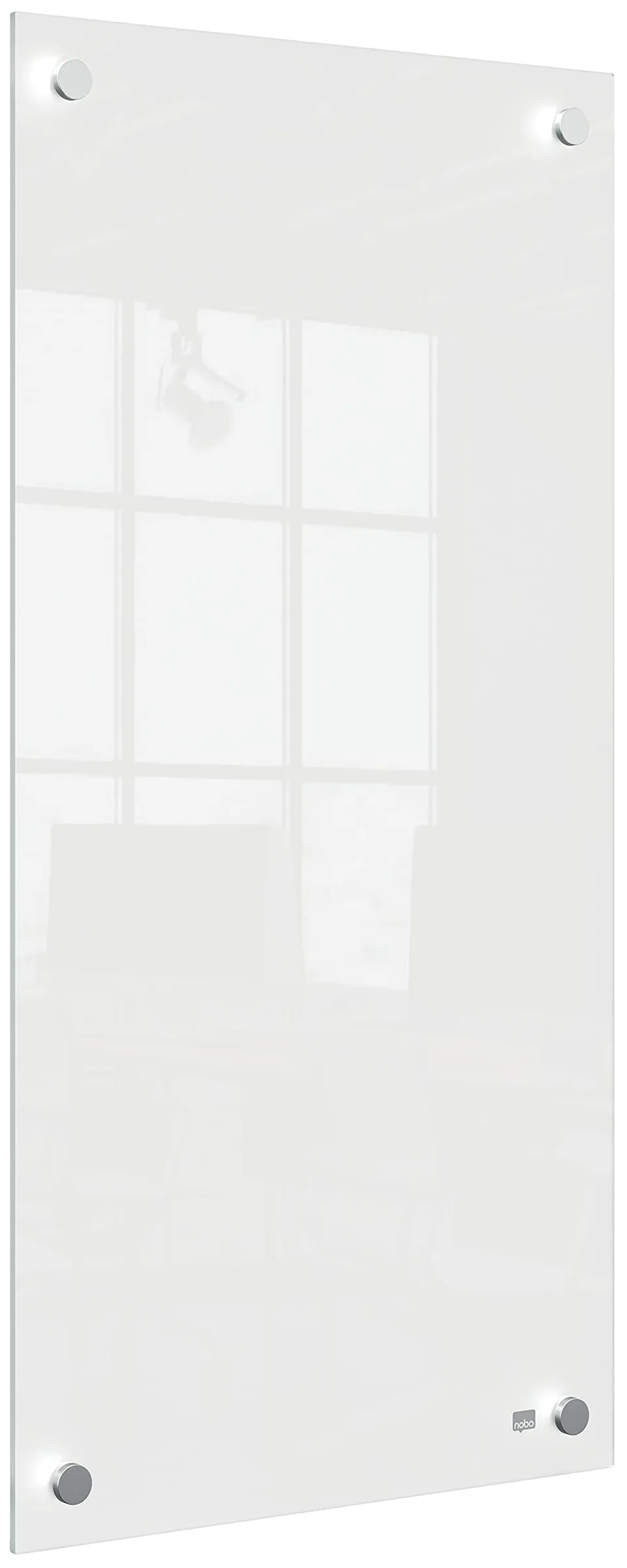 nobo-1915603-petit-tableau-en-verre-blanc-sans-cadre-300-x-600-mm-feutre image 1