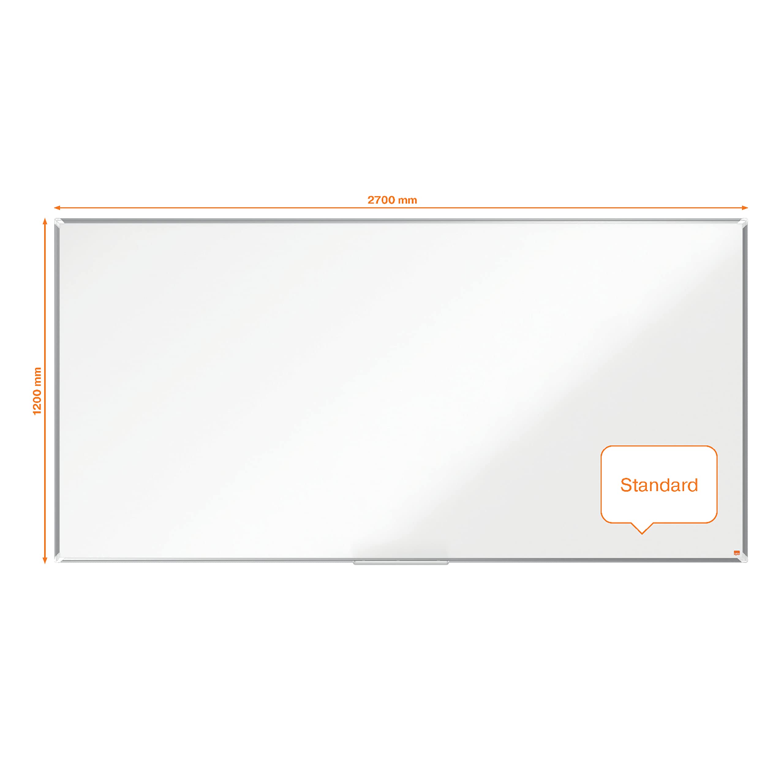 nobo-premium-plus-tableau-blanc-acier-maill-magn-tique-2700-x-1200-mm-cadre-alum image 4