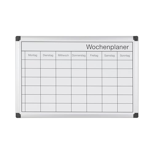 bi-office-maya-agenda-semainier-tableau-magn-tique-hebdomadaire-cadre-aluminium image 5