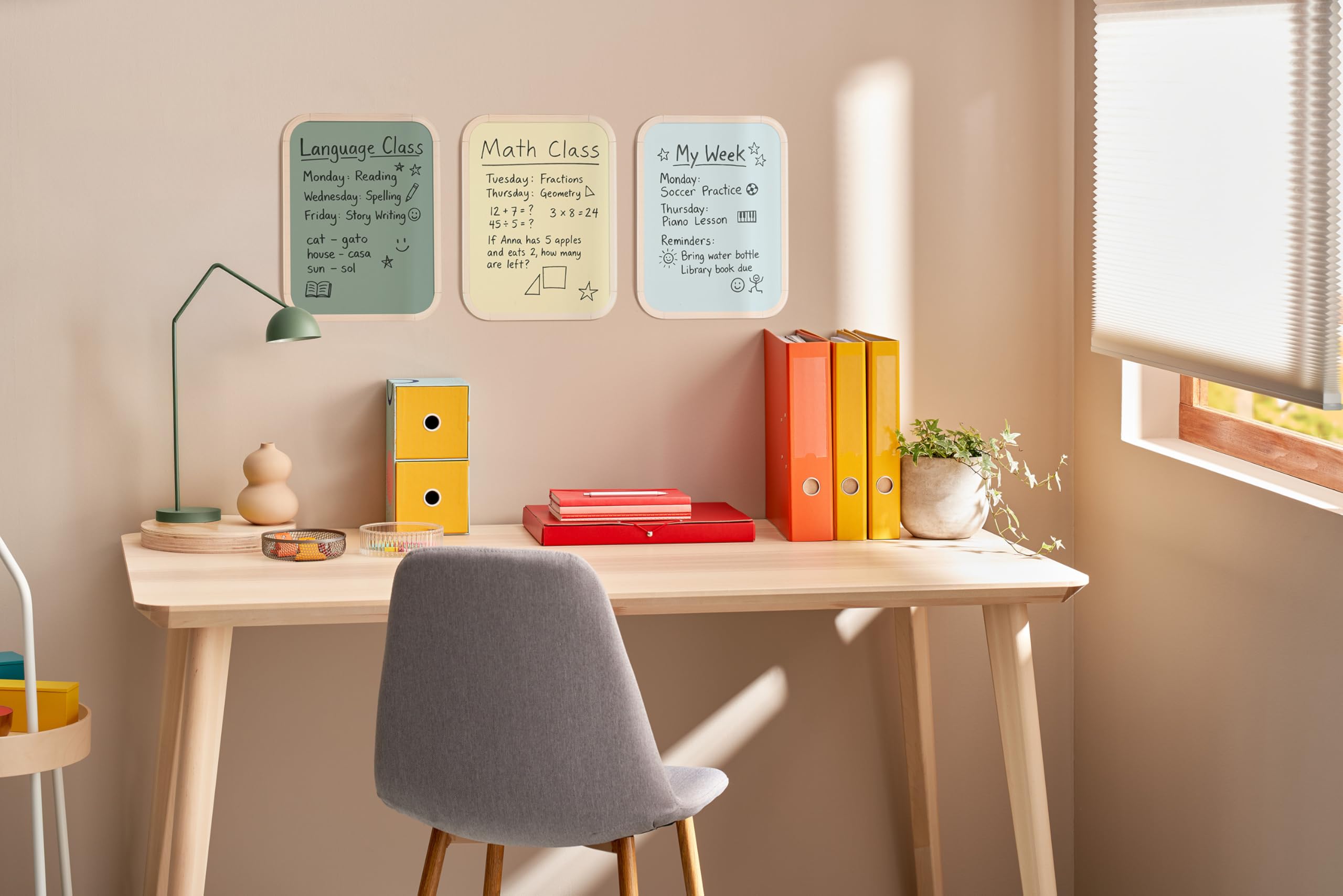 bi-office-easy-tableau-magn-tique-olive-tree-21-6-x-27-9-cm-acier-laqu-cadre-pla image 7