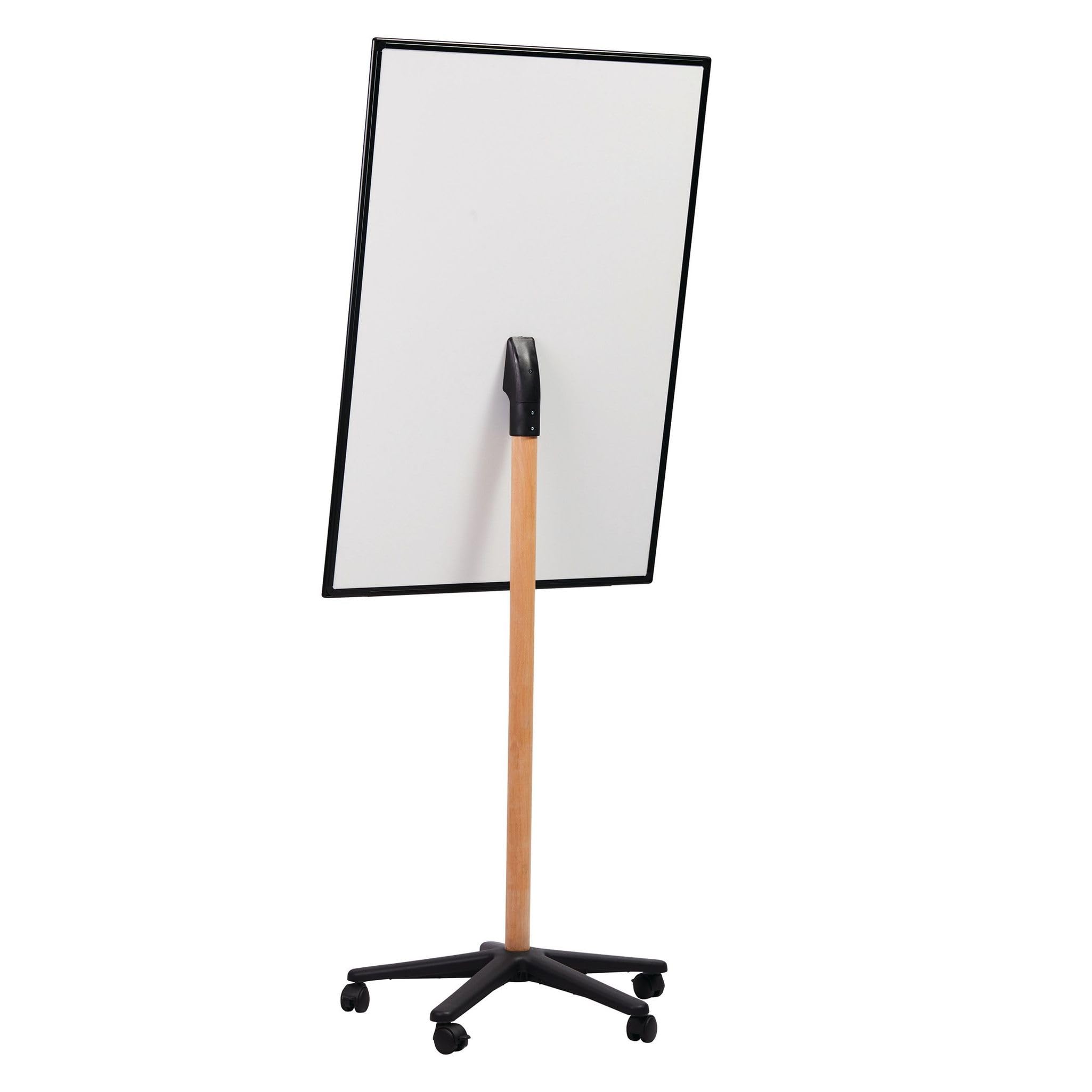 bi-office-essence-chevalet-de-conf-rence-mobile-magn-tique-cadre-alu-noir-et-boi image 3