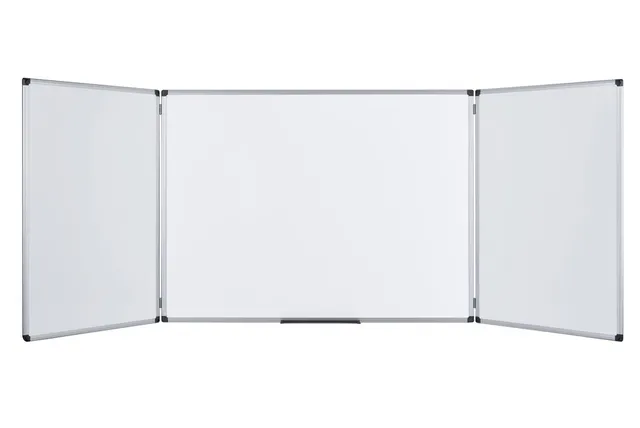 bi-office-maya-tableau-blanc-triptyque-maill-magn-tique-1200-x-900-mm-blanc image 1