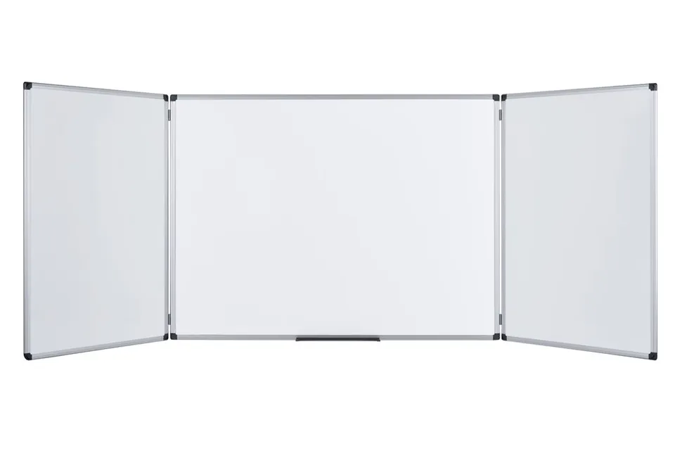 bi-office-maya-tableau-blanc-triptyque-maill-magn-tique-1200-x-900-mm-blanc image 1