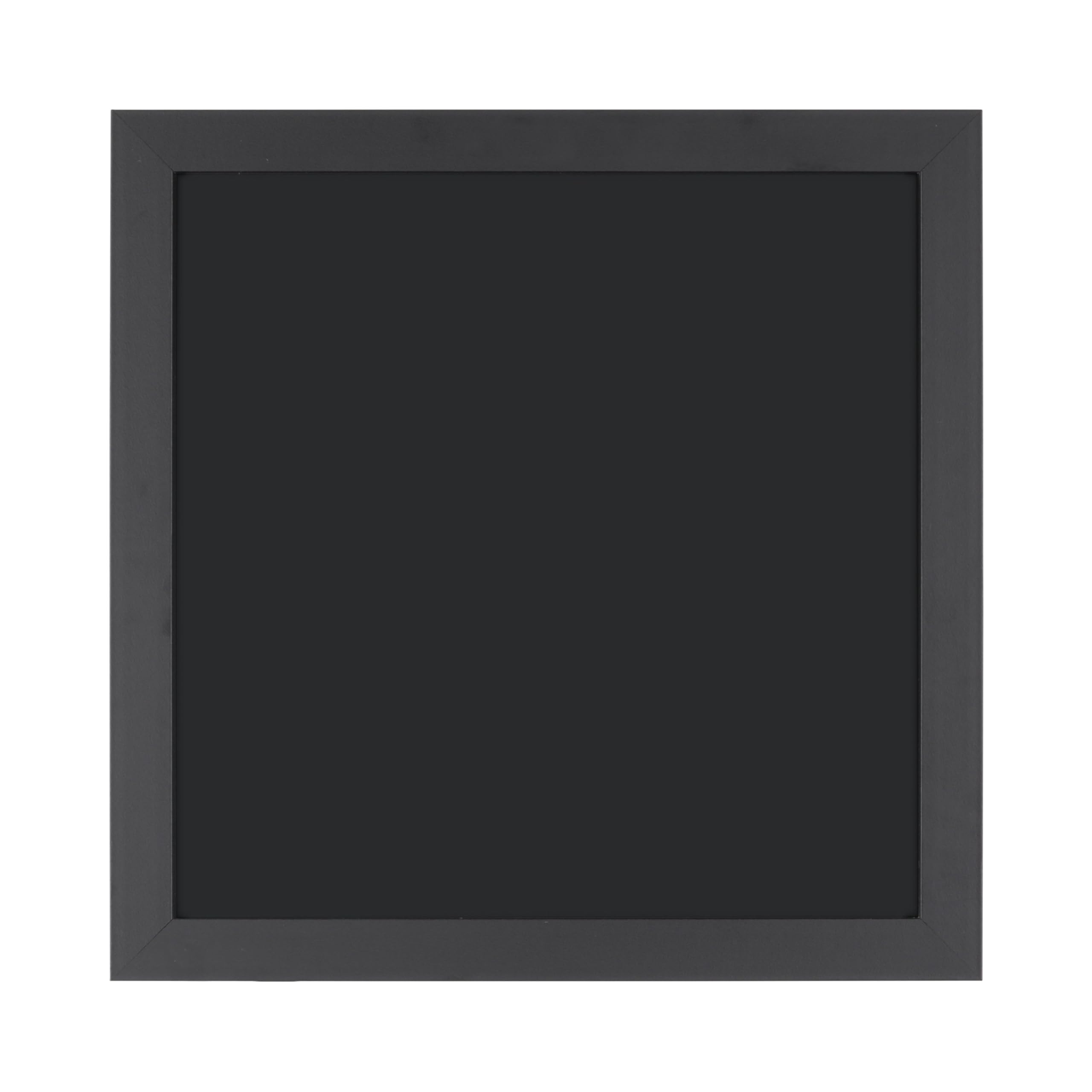 bi-office-prime-tableau-noir-45-x-45-cm-surface-non-magn-tique-cadre-mdf-noir image 2