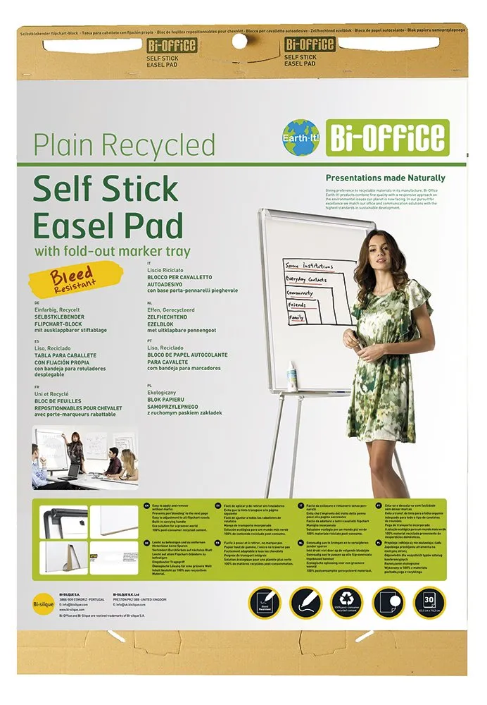 bi-office-earth-bloc-papier-paperboard-a1-30-feuilles-adh-sives-lot-de-2 image 1