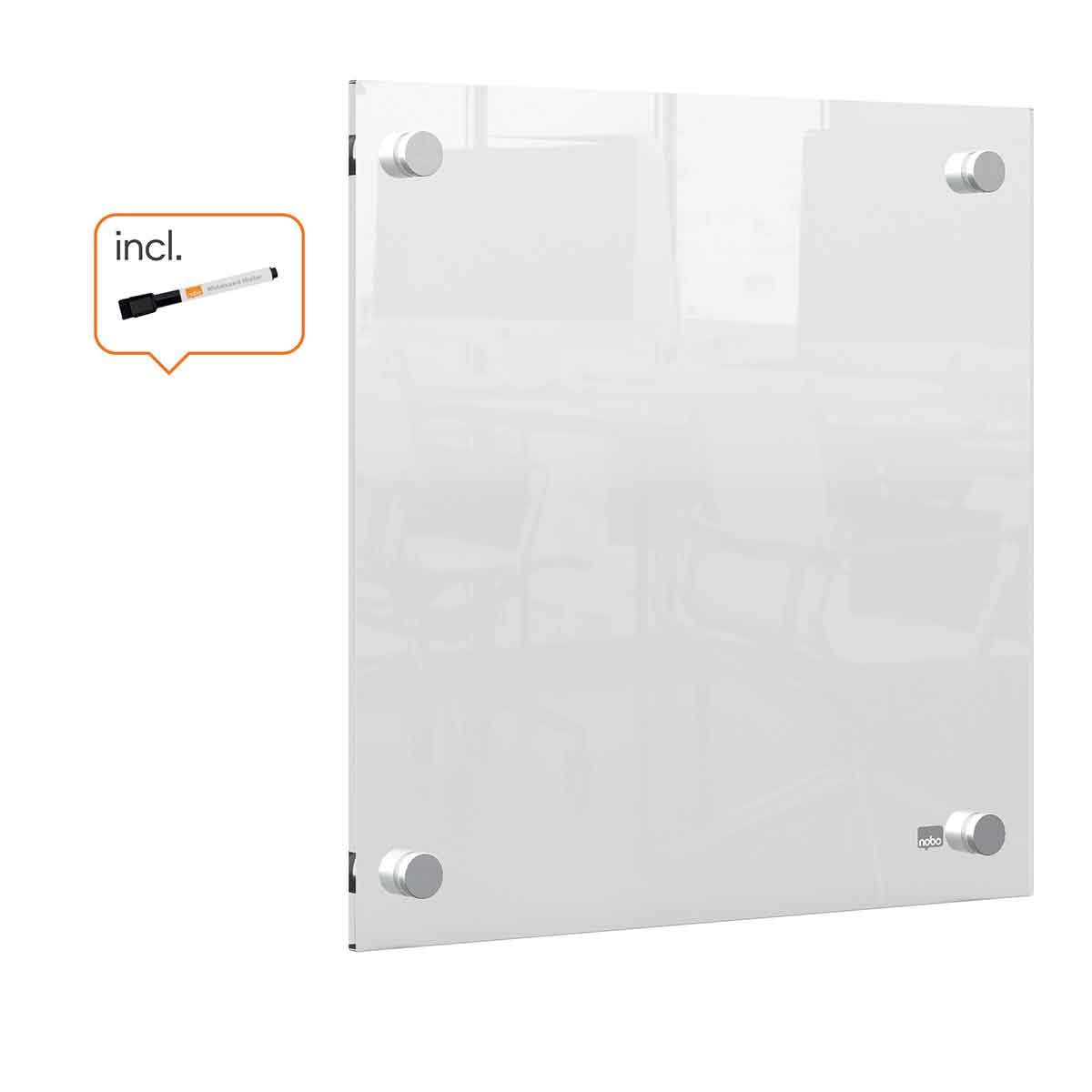 nobo-mini-tableau-transparent-acrylique-300-x-300-mm-avec-marqueur-1915619 image 6