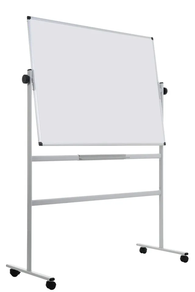 bi-office-maya-tableau-blanc-pivotant-magn-tique-double-face-1200x900-mm-blanc image 1