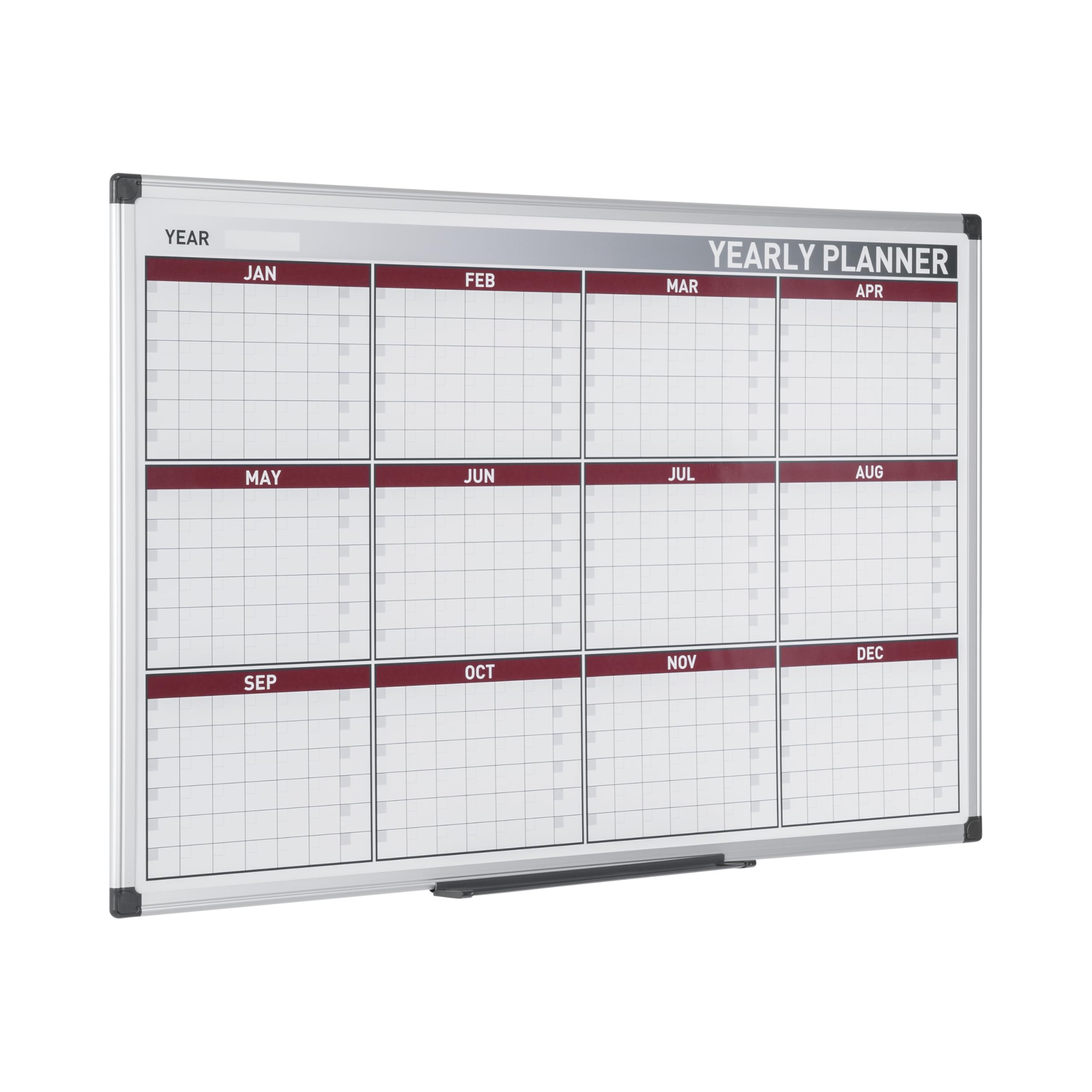 bi-office-maya-planning-annuel-tableau-blanc-magn-tique-90-x-60-cm-12-mois image 3