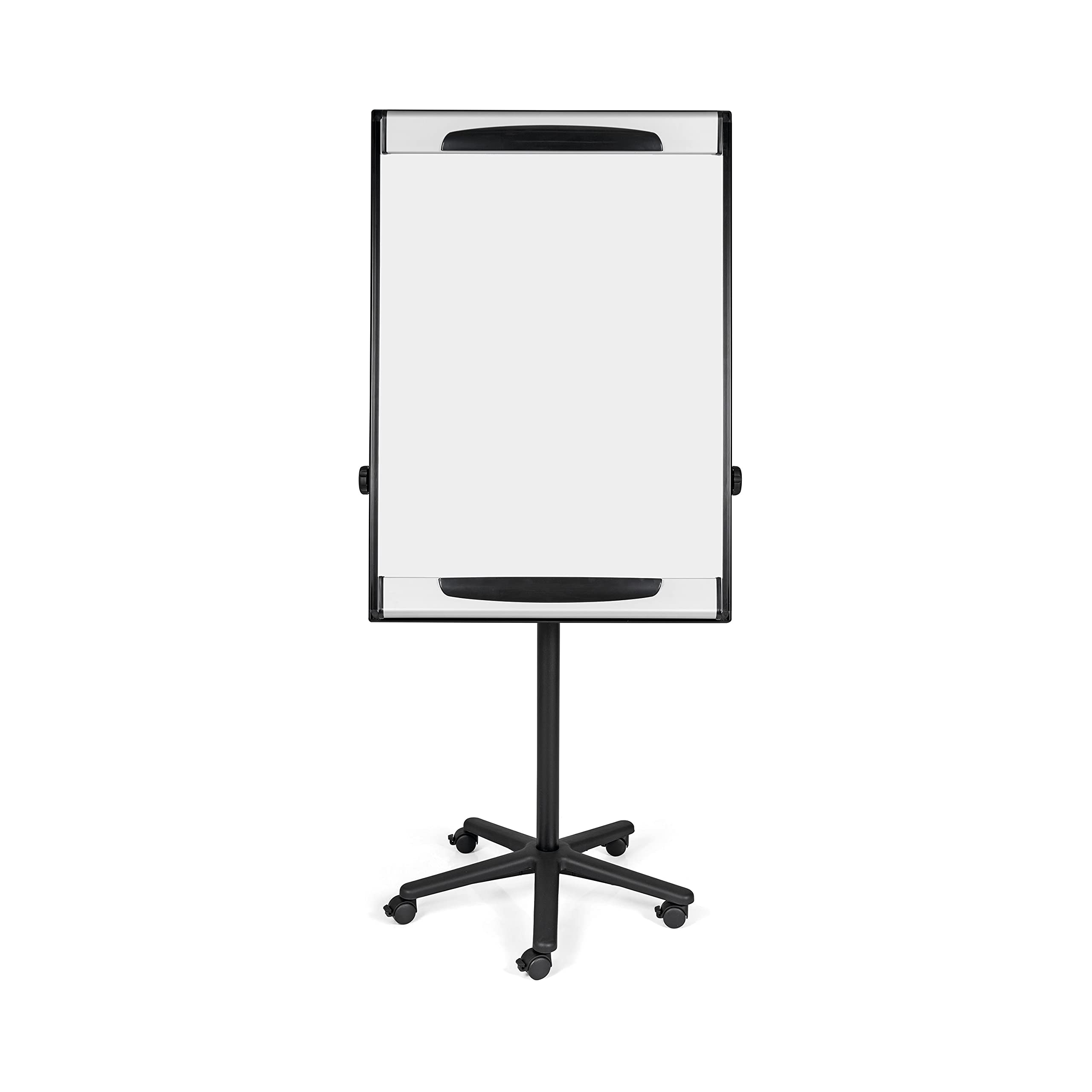 bi-office-design-chevalet-de-conf-rence-mobile-magn-tique-noir-70-x-100-cm image 2