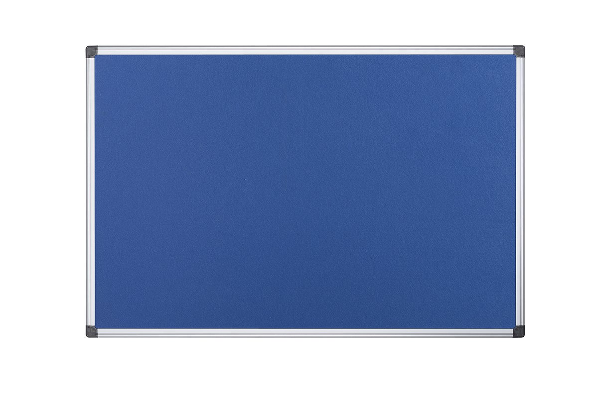 bi-office-maya-tableau-d-affichage-en-feutre-bleu-60x45-cm-cadre-aluminium image 2