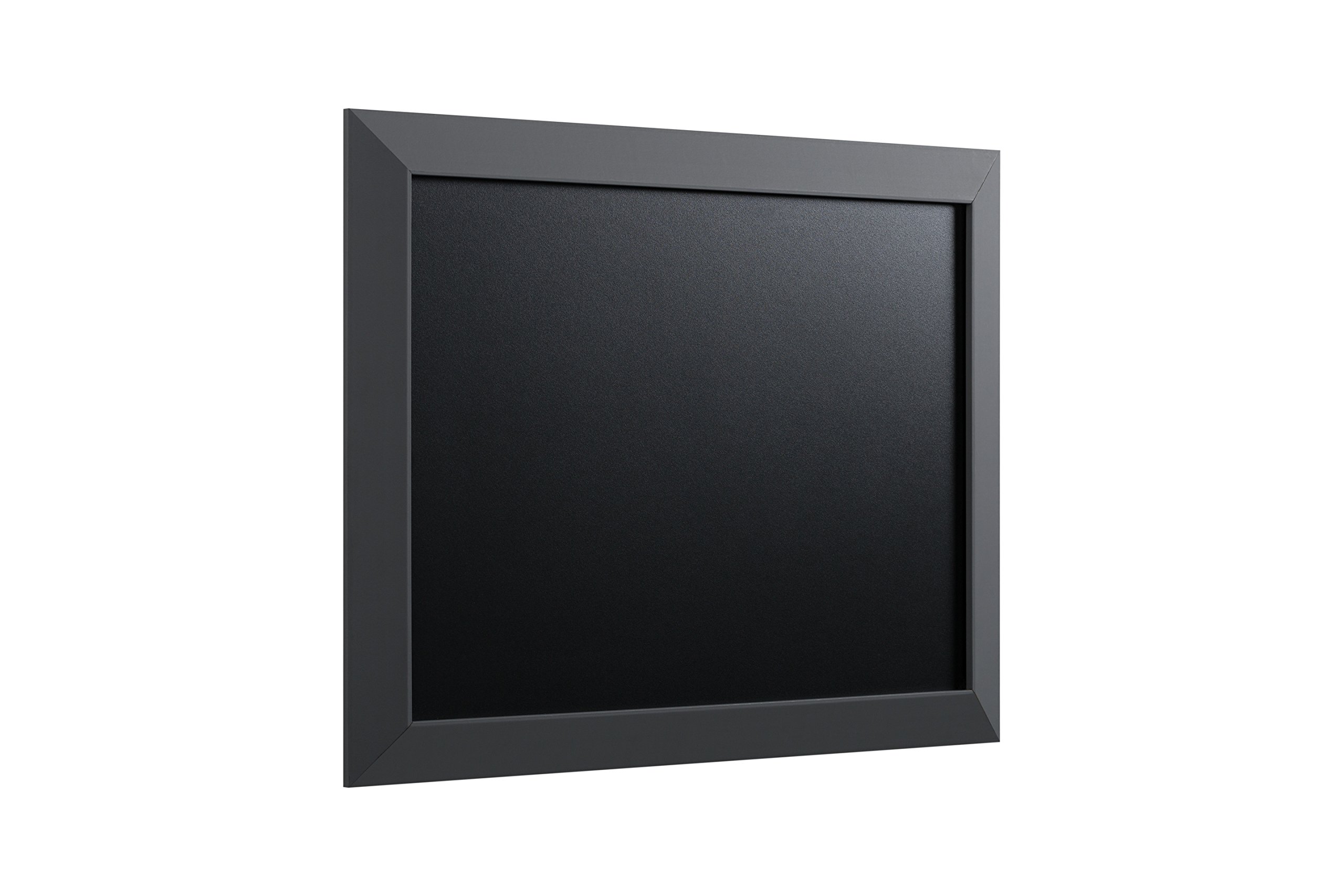 bi-office-kamashi-tableau-craie-noir-60-x-45-cm-cadre-mdf-gris-anthracite image 2