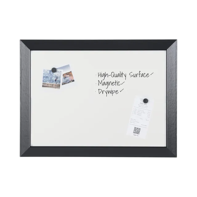 bi-office-kamashi-tram-tableau-blanc-magn-tique-60-x-45-cm-cadre-noir image 1