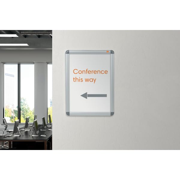 nobo-porte-affiche-clipsable-a3-aluminium-r-sistant-intemp-ries-1902213 image 5
