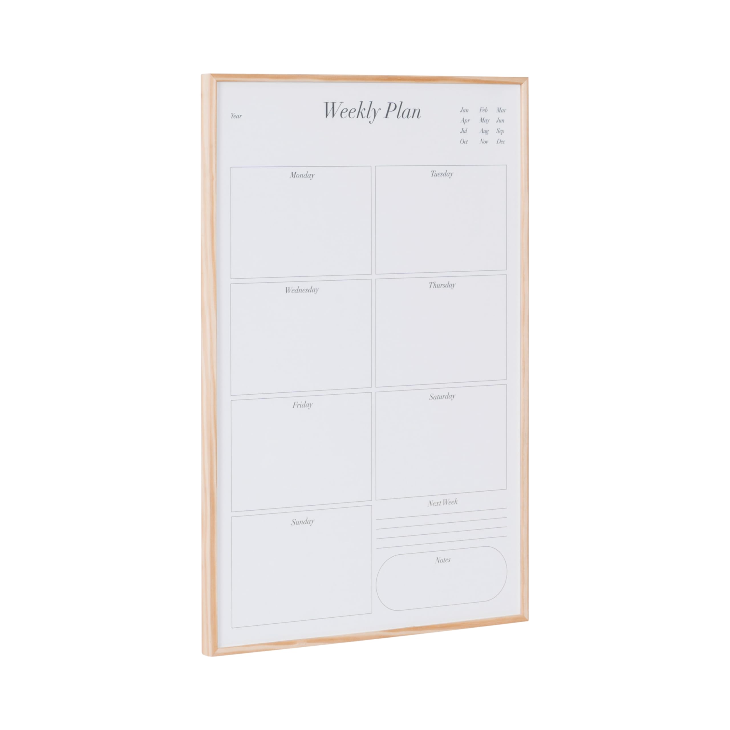 bi-office-earth-new-basic-tableau-planificateur-magn-tique-hebdomadaire-40x60cm image 3
