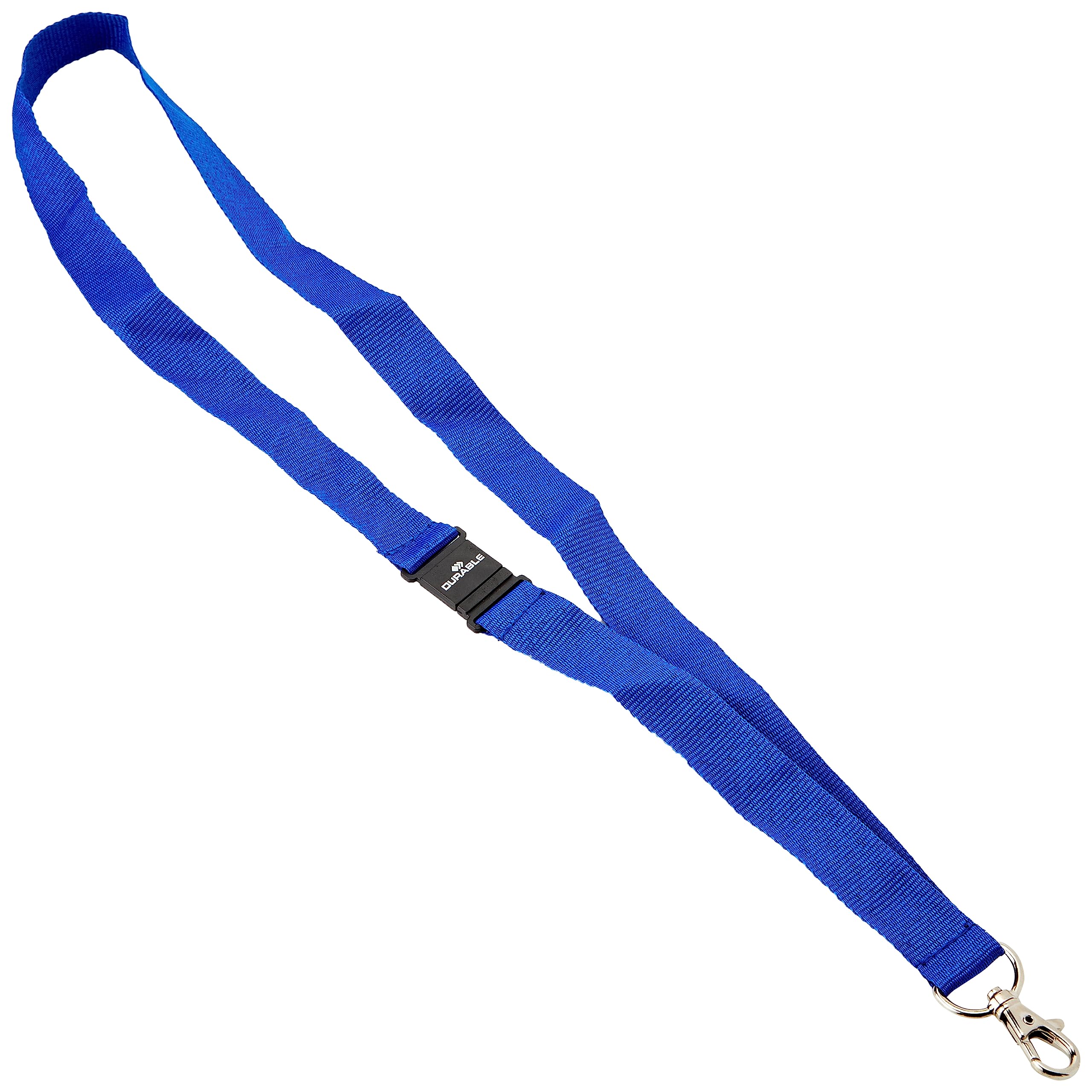 durable-lacet-textile-universel-mousqueton-s-curit-44-cm-bleu-x10-813707 image 2
