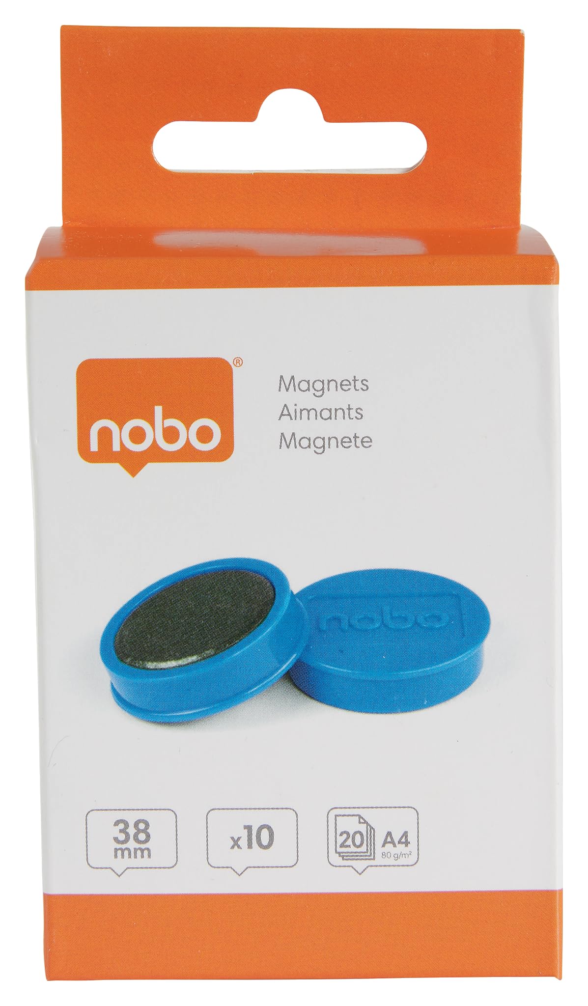 nobo-jeu-de-10-aimants-pour-tableau-blanc-magn-tique-38-mm-bleu-1915313 image 7