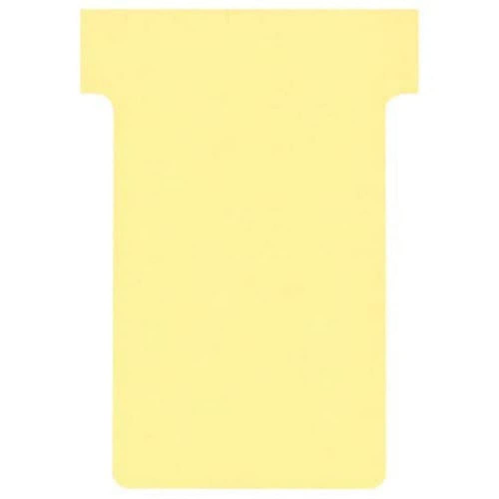 nobo-lot-de-100-fiches-t-pour-planning-indice-2-jaune-85-x-60-mm image 1
