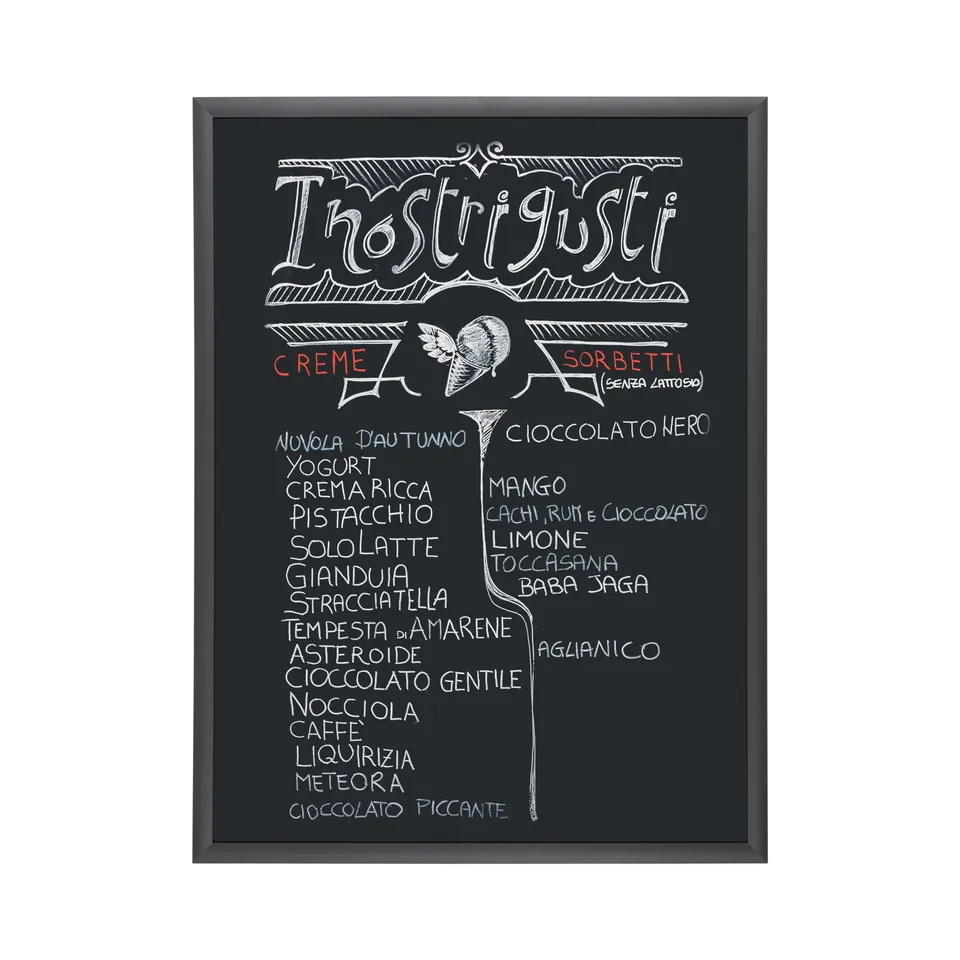 bi-office-classic-tableau-noir-craie-60-x-45-cm-cadre-noir image 1