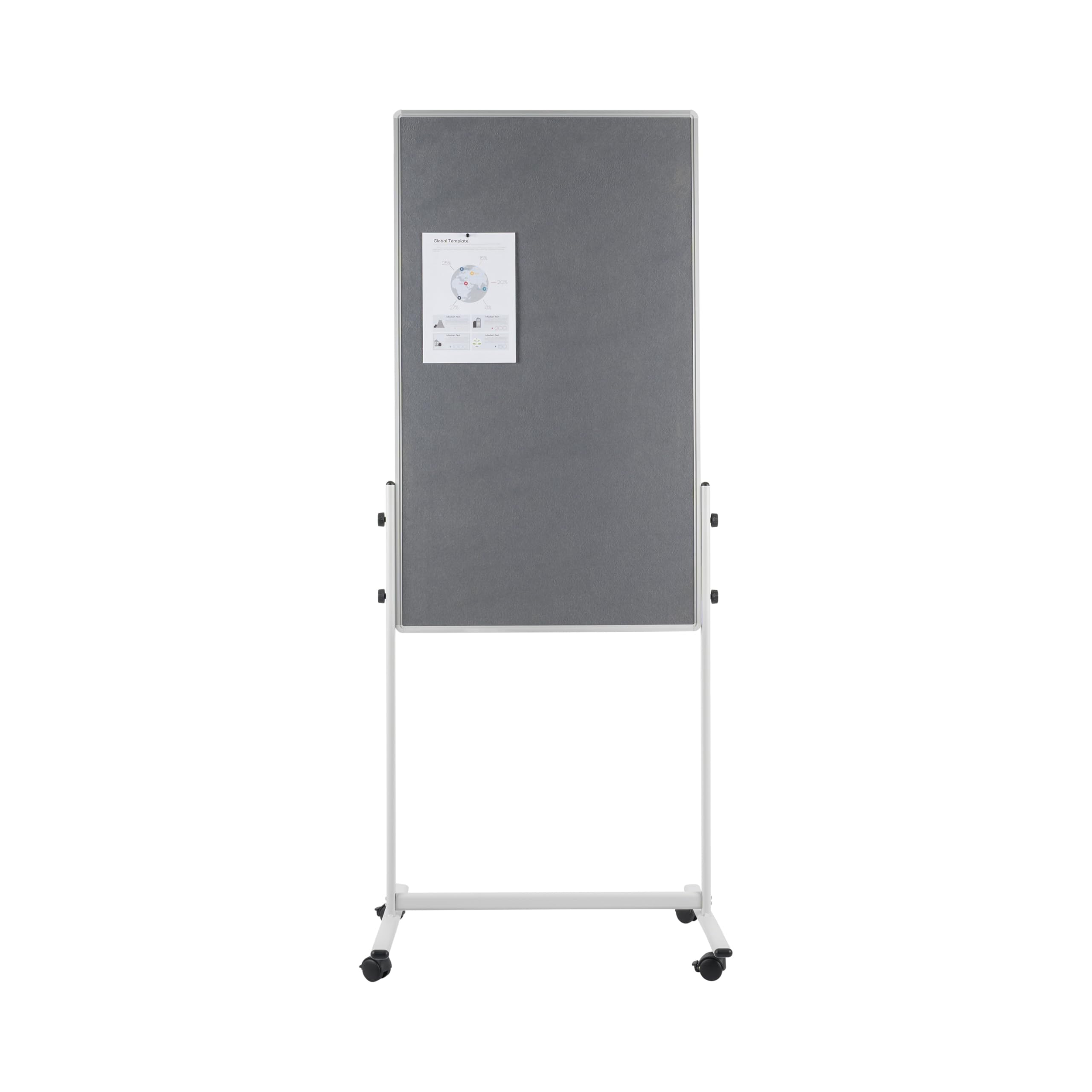 bi-office-duo-chevalet-de-conf-rence-mobile-magn-tique-700x1200-mm-blanc-gris image 2