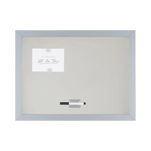 bi-office-blokko-tableau-blanc-magn-tique-argent-60-x-45-cm image 1