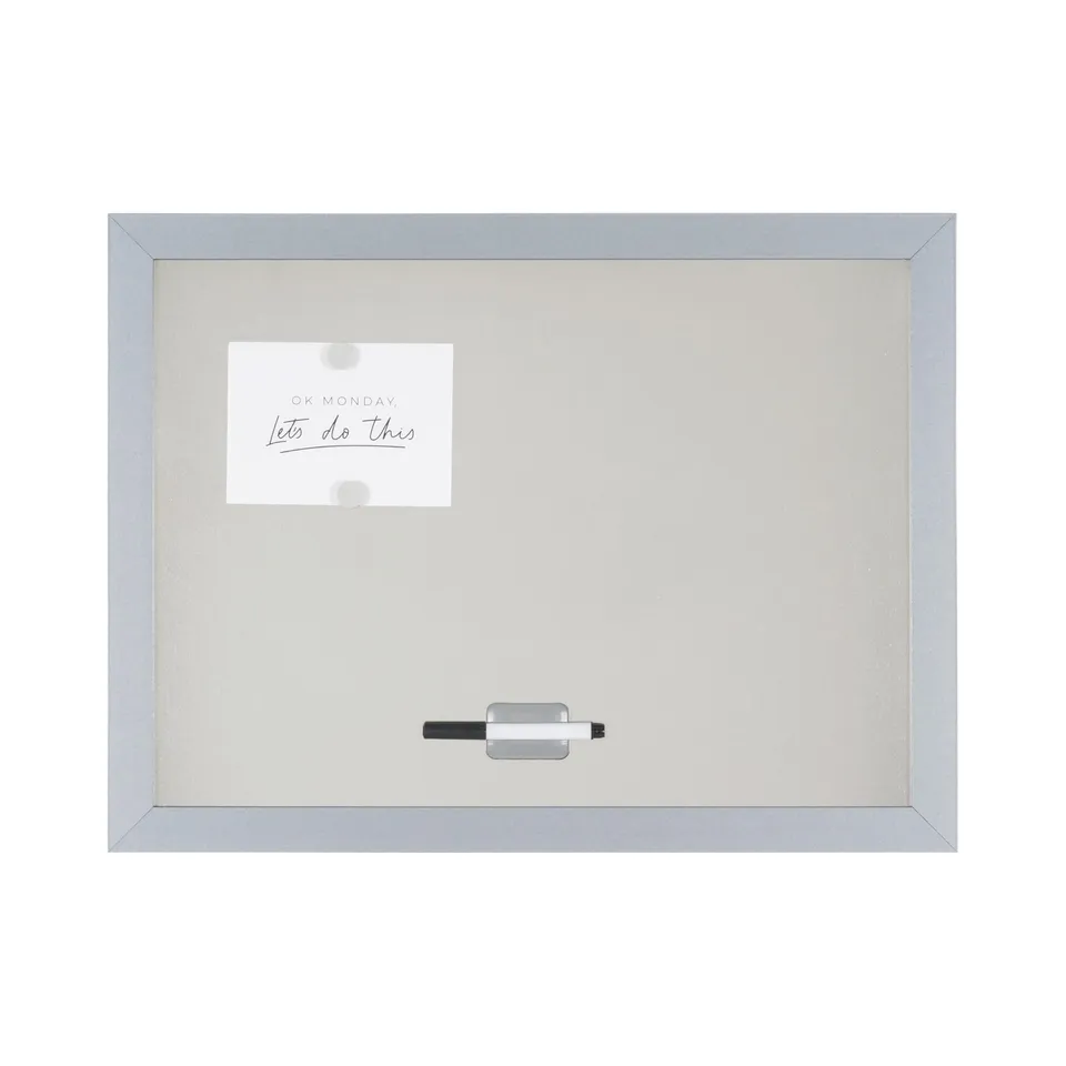bi-office-blokko-tableau-blanc-magn-tique-argent-60-x-45-cm image 1