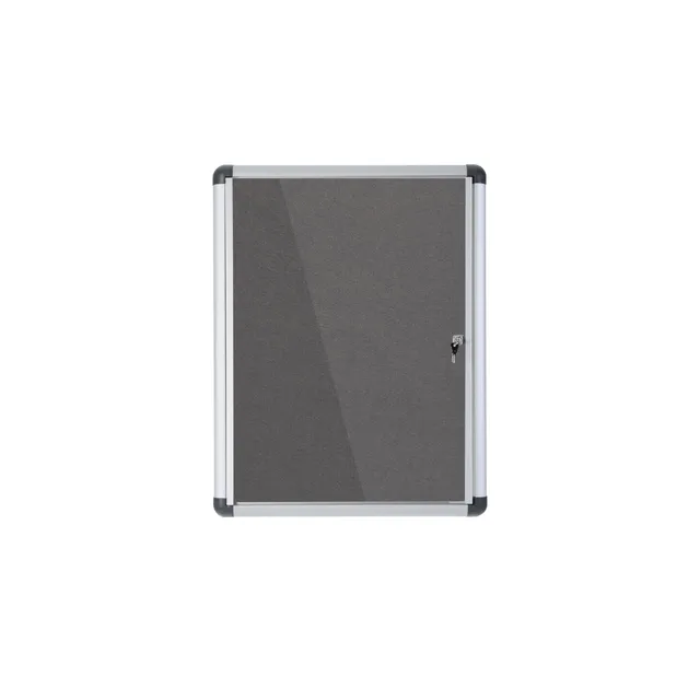 bi-office-enclore-extra-vitrine-d-affichage-int-rieur-feutre-gris-664-x-710-mm-6 image 1