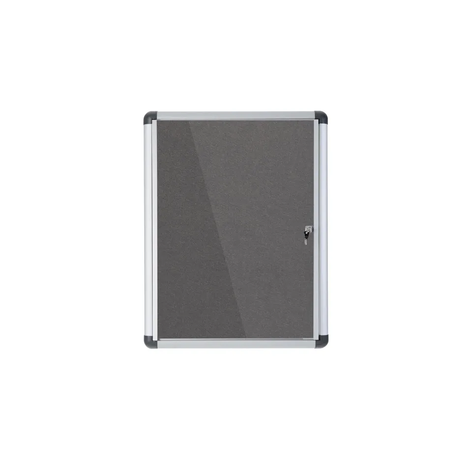 bi-office-enclore-extra-vitrine-d-affichage-int-rieur-feutre-gris-664-x-710-mm-6 image 1