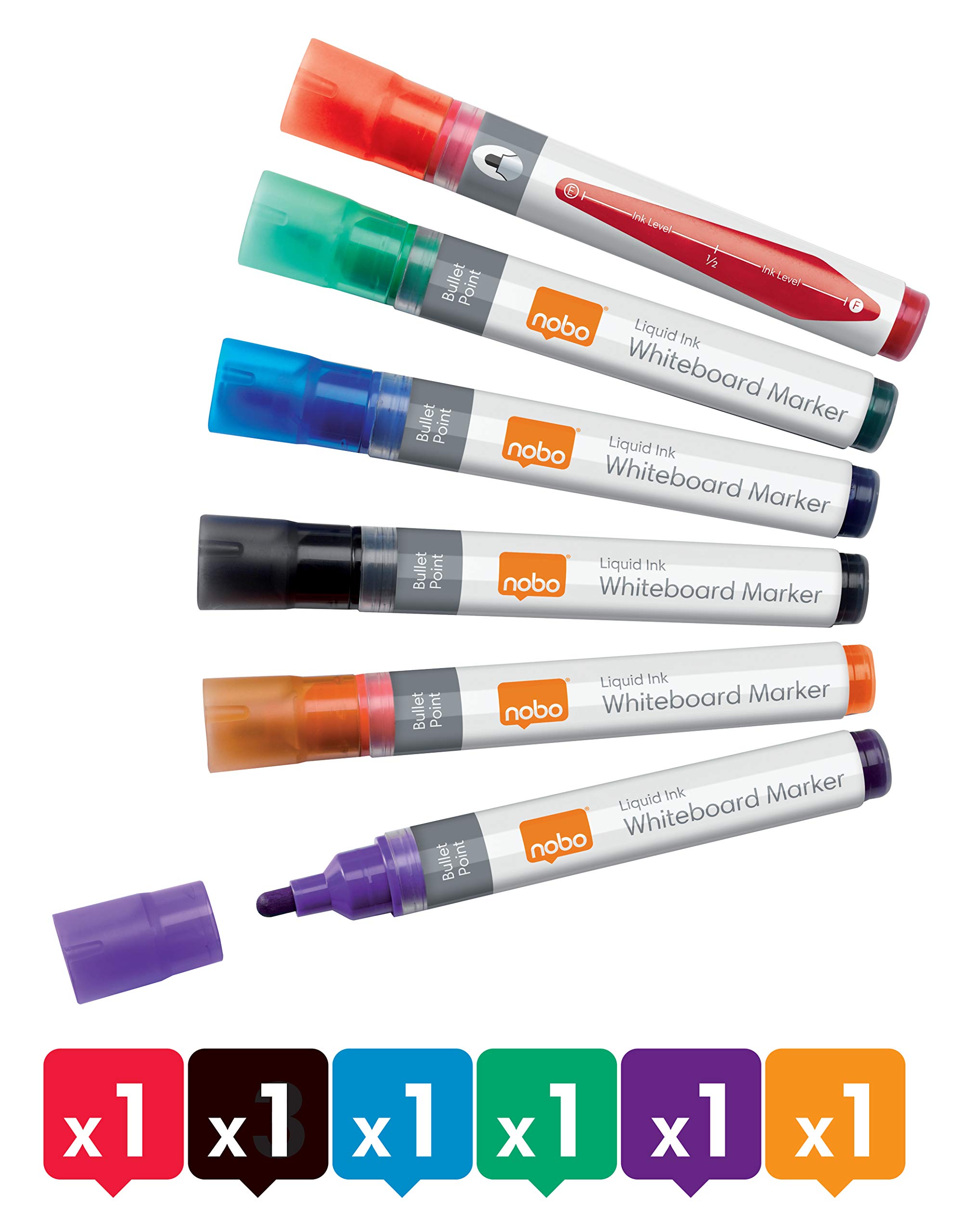 nobo-liquid-ink-1901077-marqueurs-effa-ables-sec-pour-tableau-blanc-pointe-ogive image 6