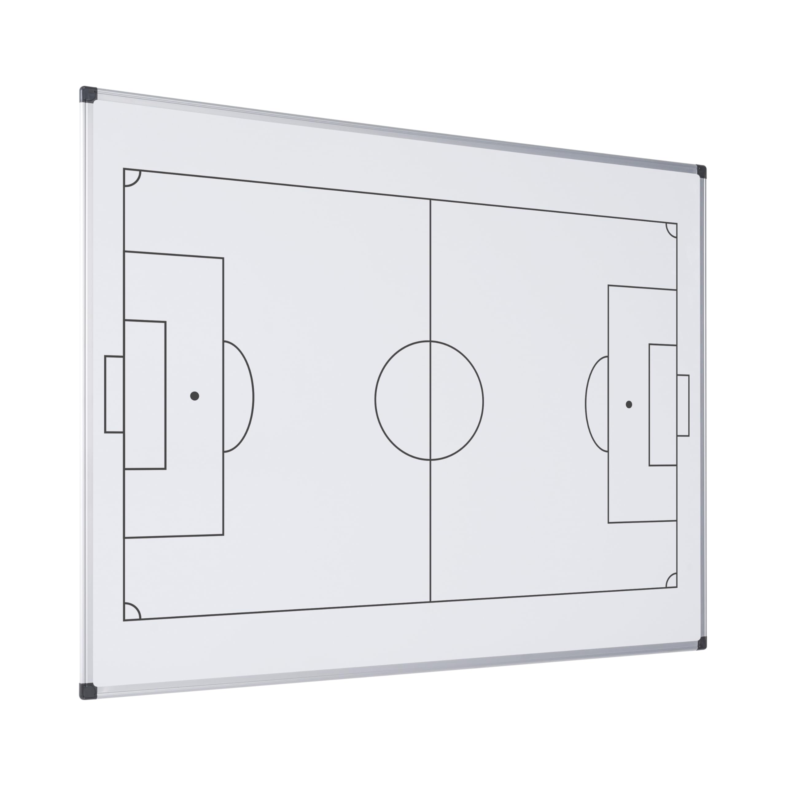 bi-office-maya-tableau-blanc-magn-tique-football-a4-acier-laqu-cadre-aluminium image 2