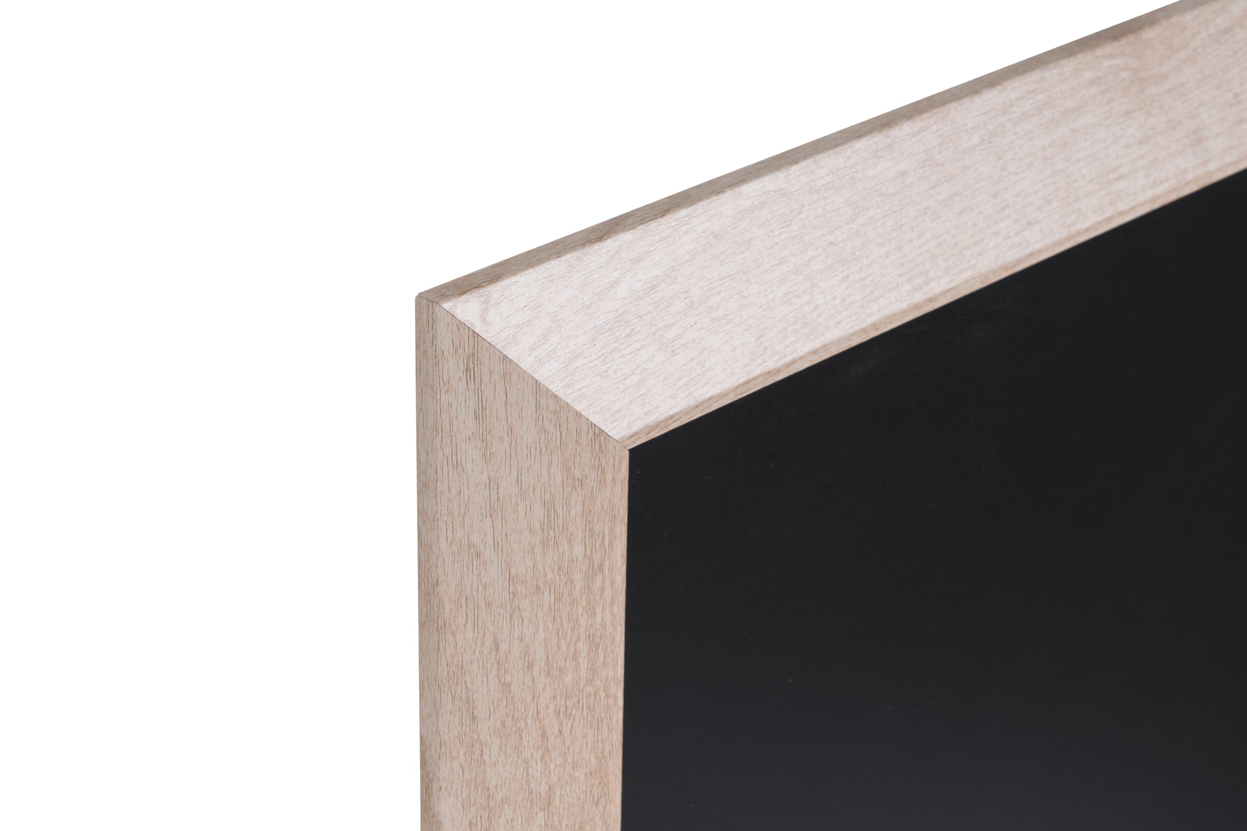 bi-office-kamashi-bianco-tableau-craie-noir-90-x-60-cm-cadre-mdf-pin-blanc image 5