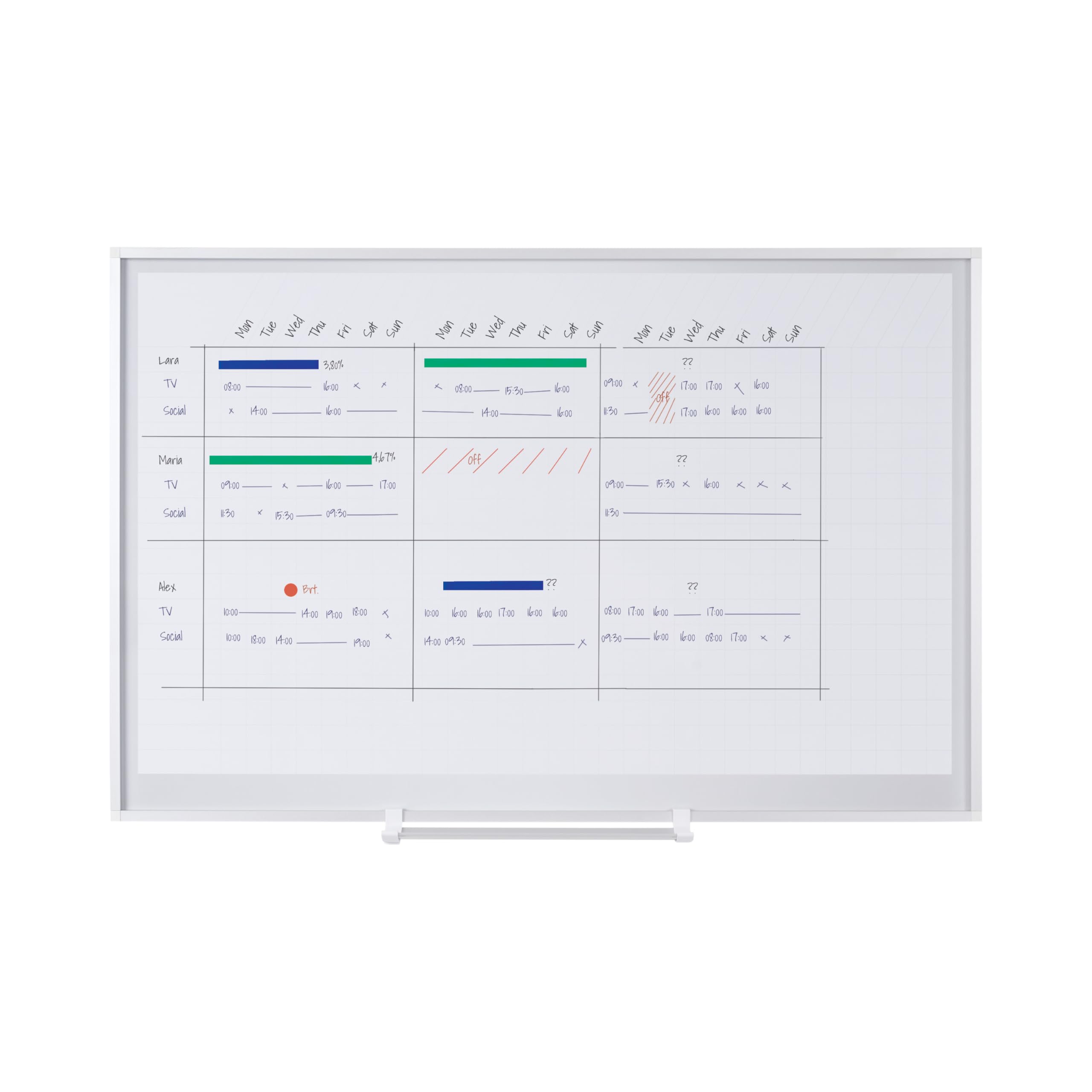 bi-office-new-generation-planning-magn-tique-maill-multi-usages-avec-kit-d-acces image 1