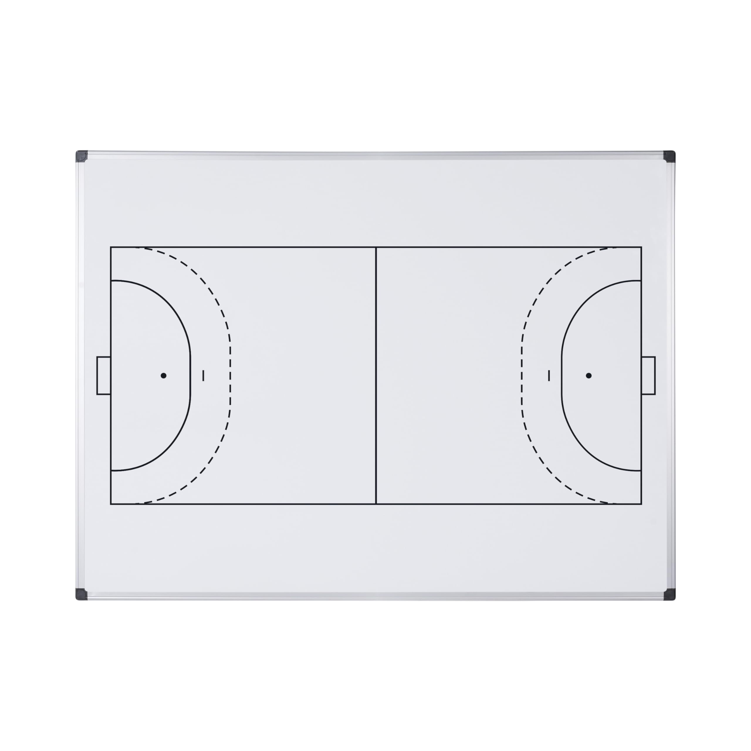 bi-office-maya-tableau-blanc-magn-tique-handball-a4-surface-acier-laqu-cadre-alu image 1