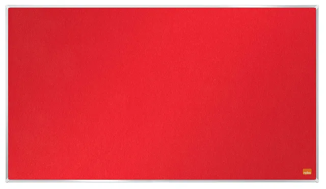 nobo-impression-pro-tableau-d-affichage-feutre-widescreen-710x400mm-rouge image 1