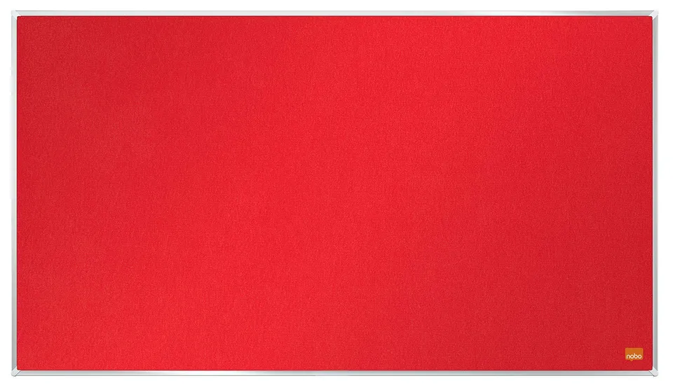 nobo-impression-pro-tableau-d-affichage-feutre-widescreen-710x400mm-rouge image 1