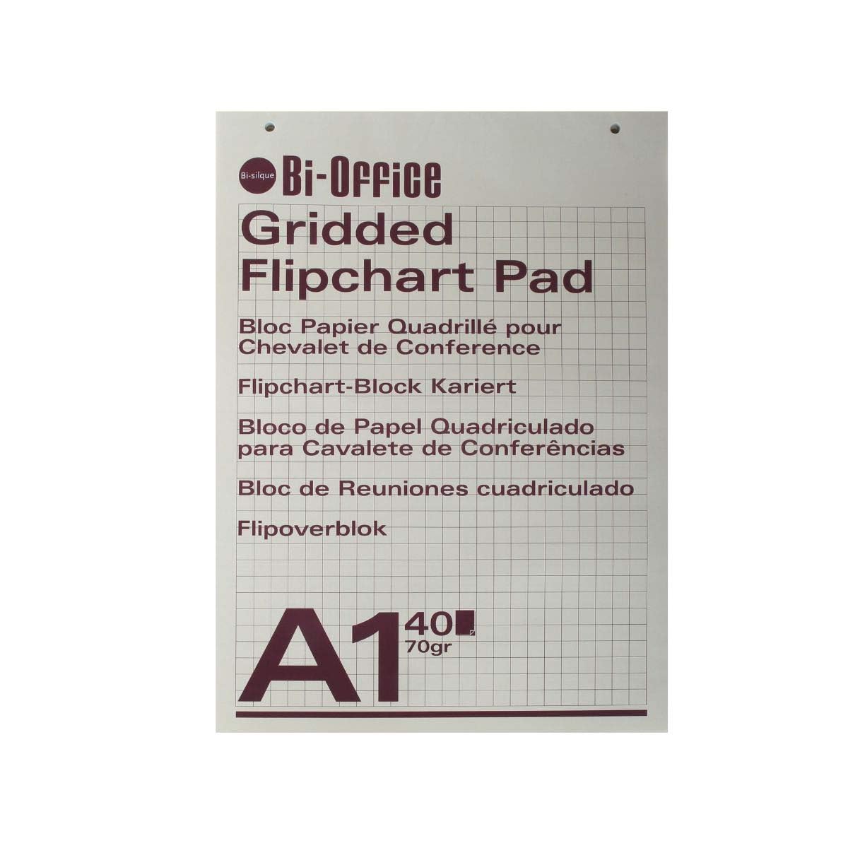 bi-office-easy-bloc-de-conf-rence-quadrill-a1-lot-de-5-x-40-feuilles image 2