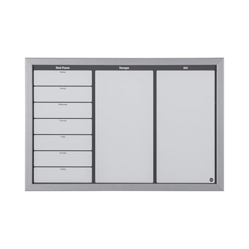 bi-office-maya-tableau-planning-hebdomadaire-magn-tique-60-x-40-cm-cadre-gris image 6