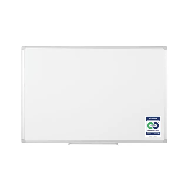 bi-office-earth-tableau-blanc-magn-tique-90-x-60-cm-acier-laqu-cadre-aluminium-r image 1