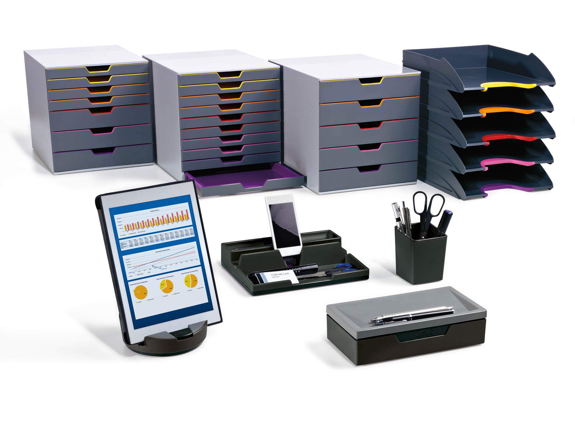 durable-761358-varicolor-smart-organiseur-de-bureau-anthracite-190-x-50-x-240-mm image 6