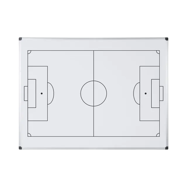 bi-office-maya-tableau-blanc-magn-tique-football-a4-acier-laqu-cadre-aluminium image 1