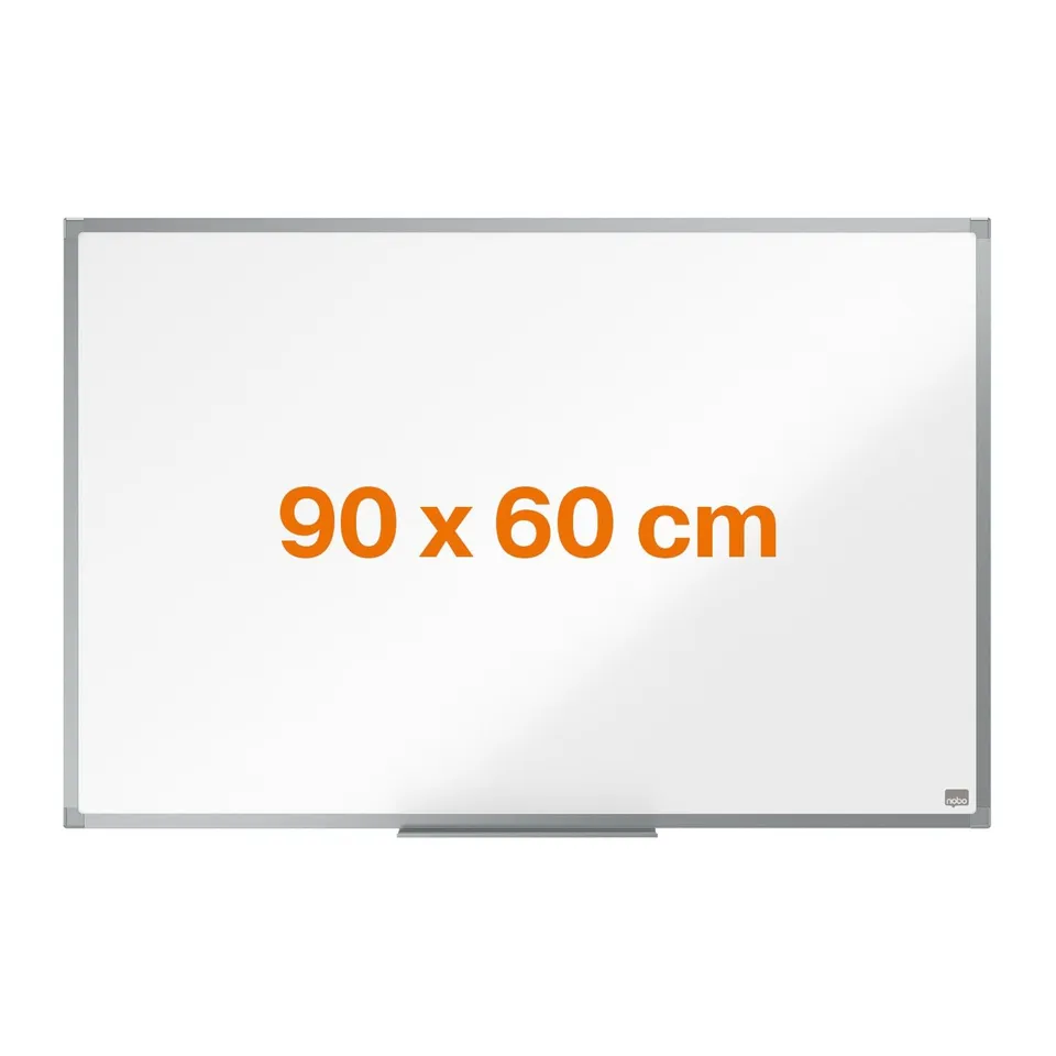 nobo-basic-tableau-blanc-magn-tique-900-x-600-mm-cadre-aluminium-blanc image 1