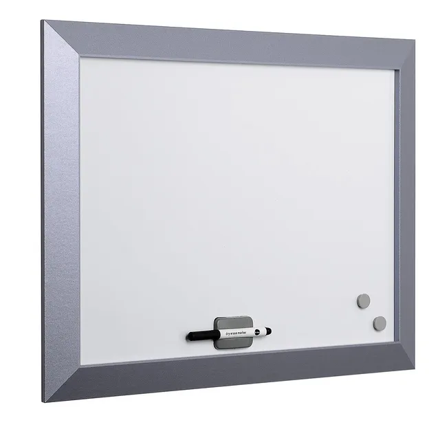 bi-office-kamashi-tableau-blanc-magn-tique-60-x-45-cm-gris image 1