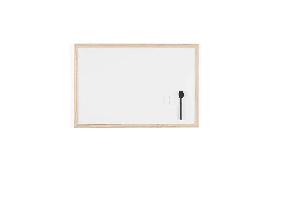 bi-office-tableau-blanc-laqu-maya-40x60-cm-cadre-bois image 1