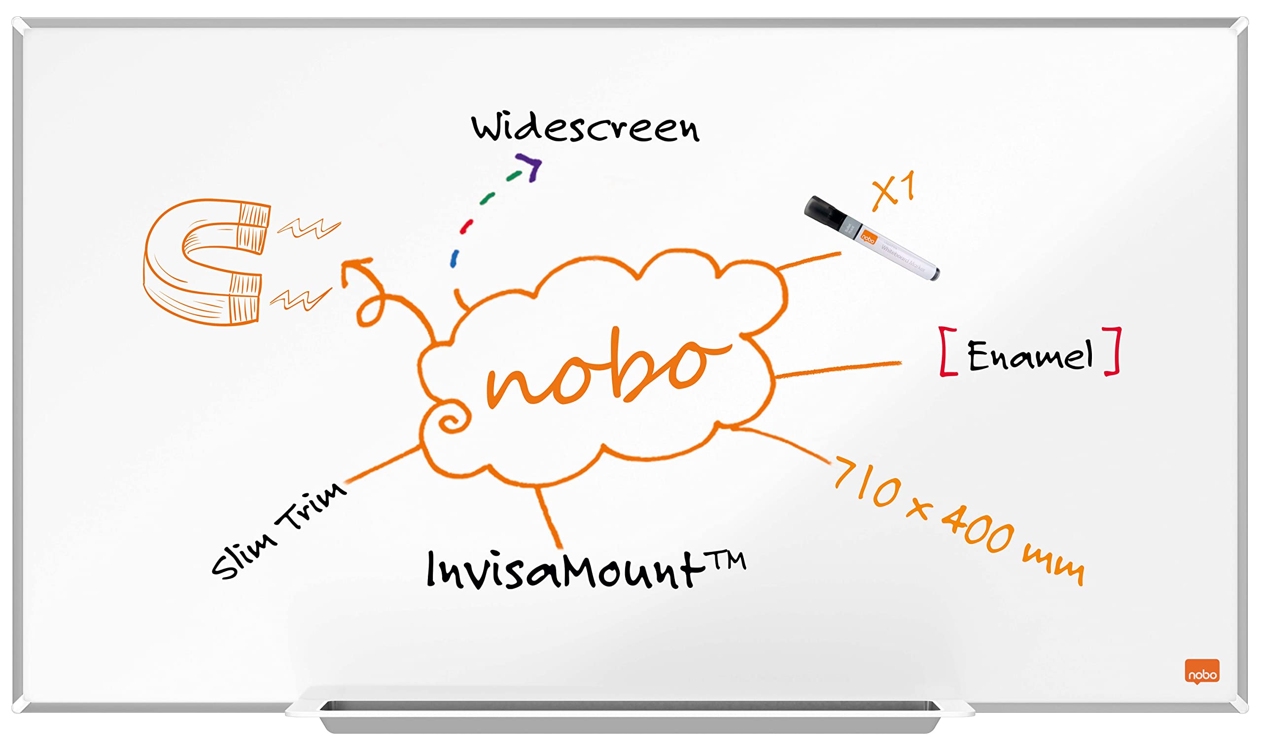 nobo-impression-pro-tableau-blanc-magn-tique-maill-widescreen-1220-x-690-mm image 8