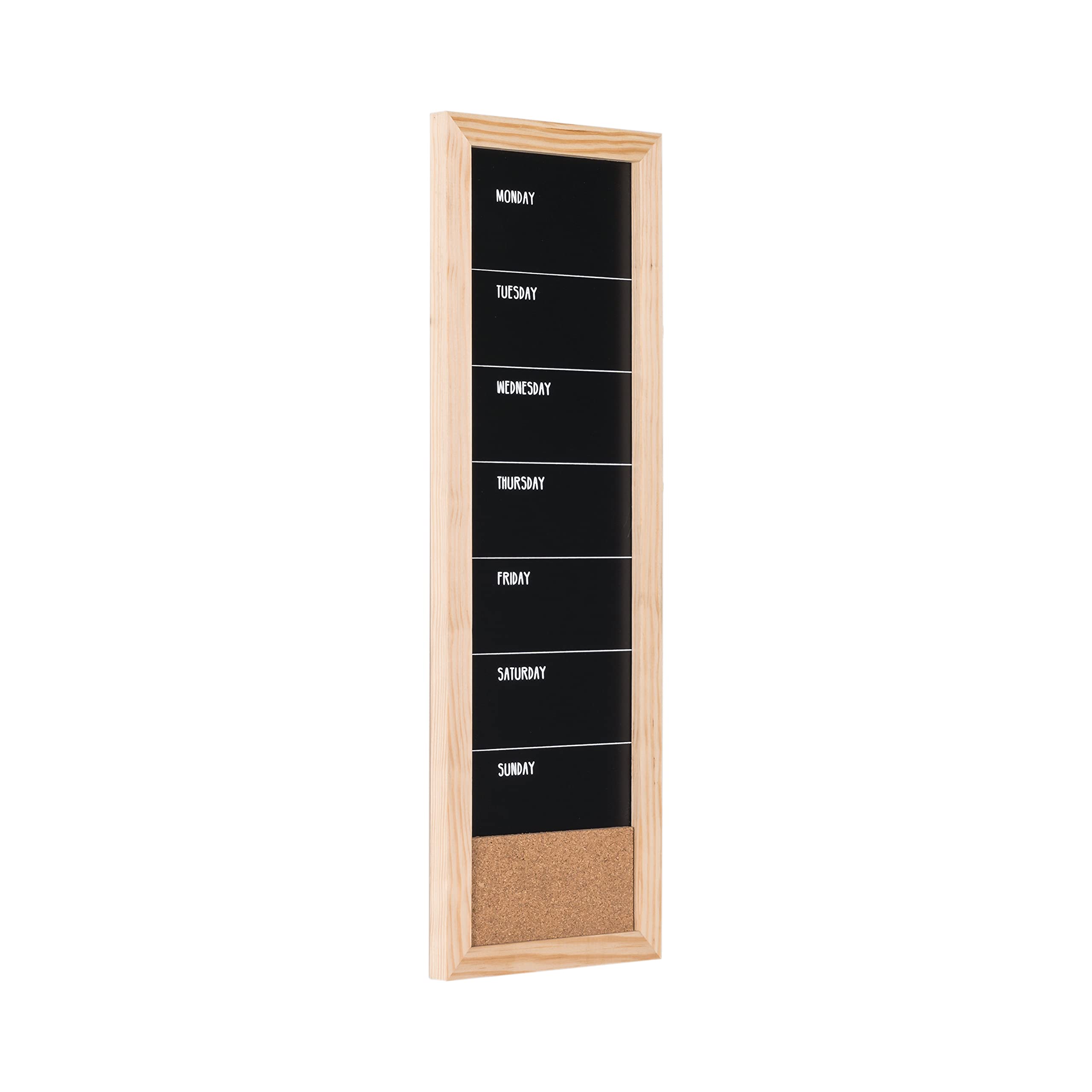 bi-office-maya-tableau-noir-craie-planificateur-hebdomadaire-20-x-60-cm-cadre-pi image 3